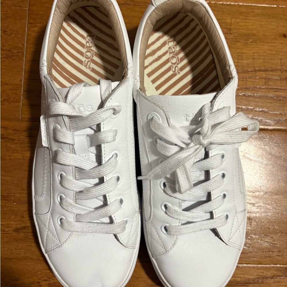 Taos Footwear White Women's Sneakers - Picture 6 of 6